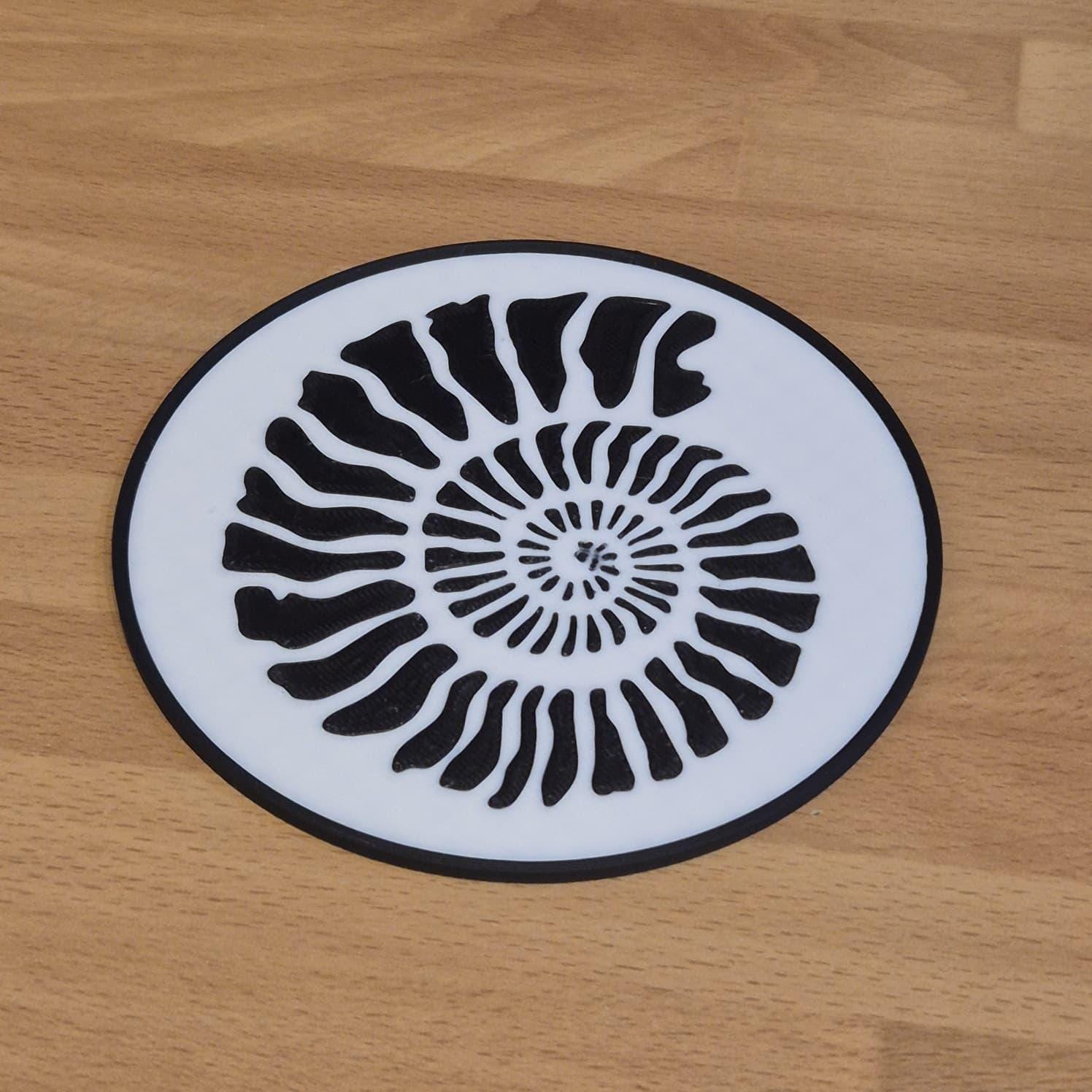 Dinosaur Themed Drinks Coasters – 3D Printed On Demand, Prehistoric Gift Set