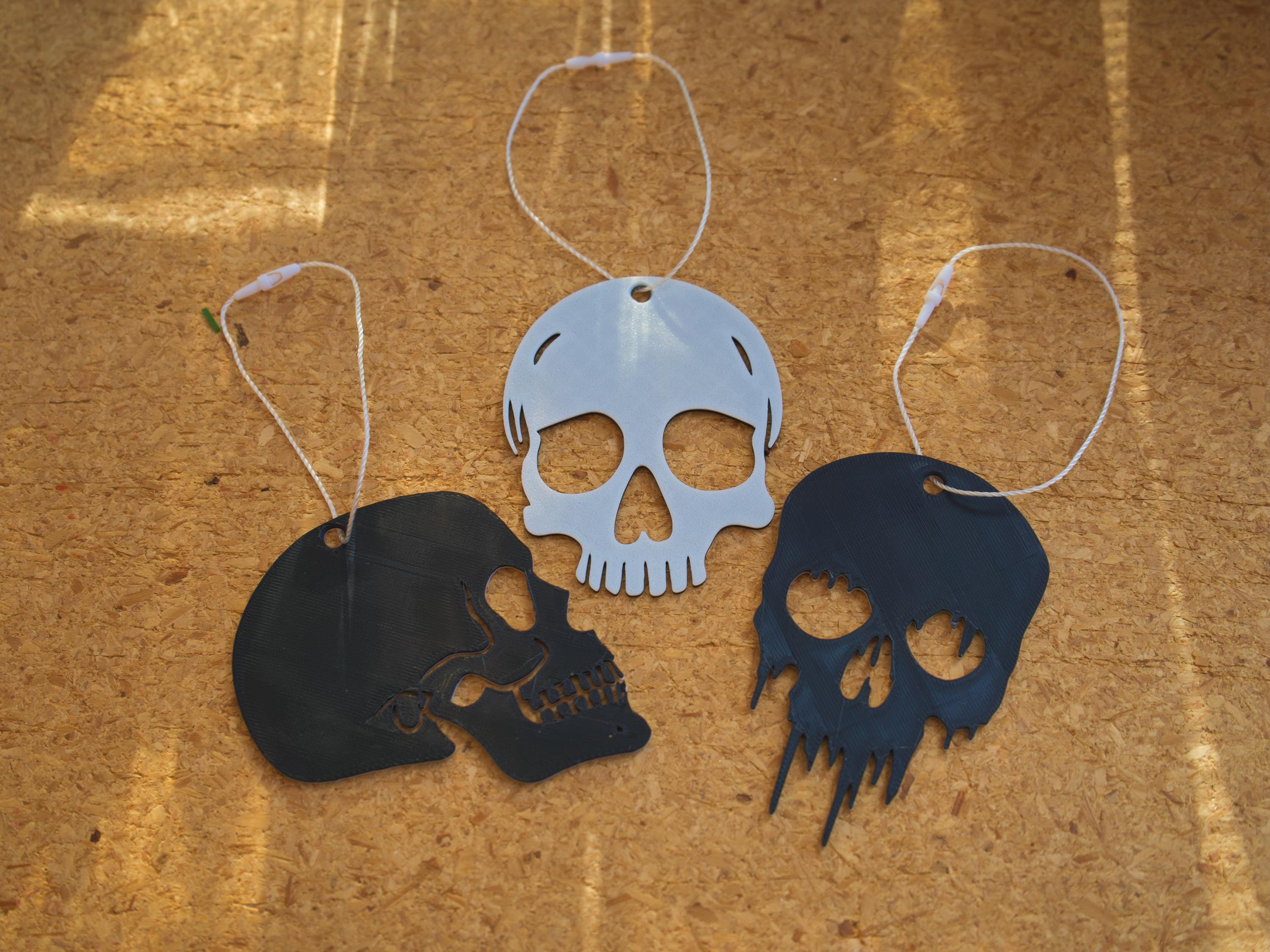Skull Hangers - 3D Printed Decorations