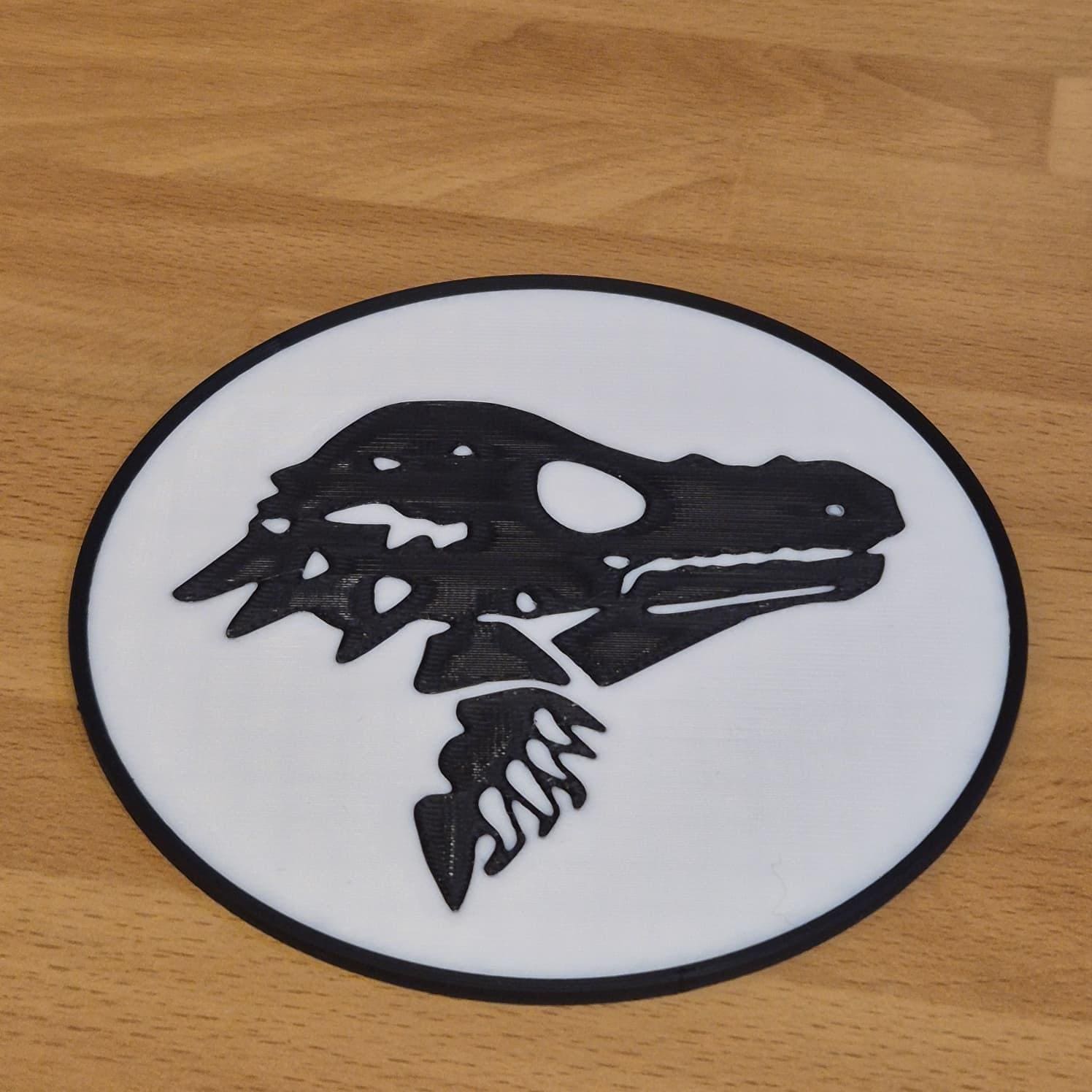 Dinosaur Themed Drinks Coasters – 3D Printed On Demand, Prehistoric Gift Set